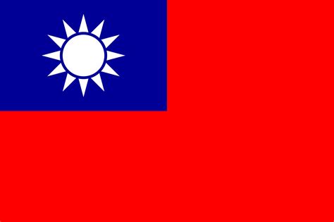 taiwan flag colors